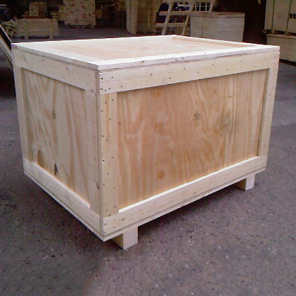 Large plywood boxes
