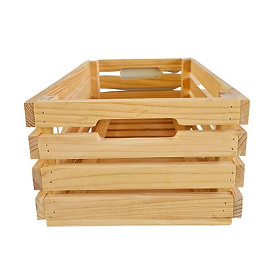 Collapsible wood crates