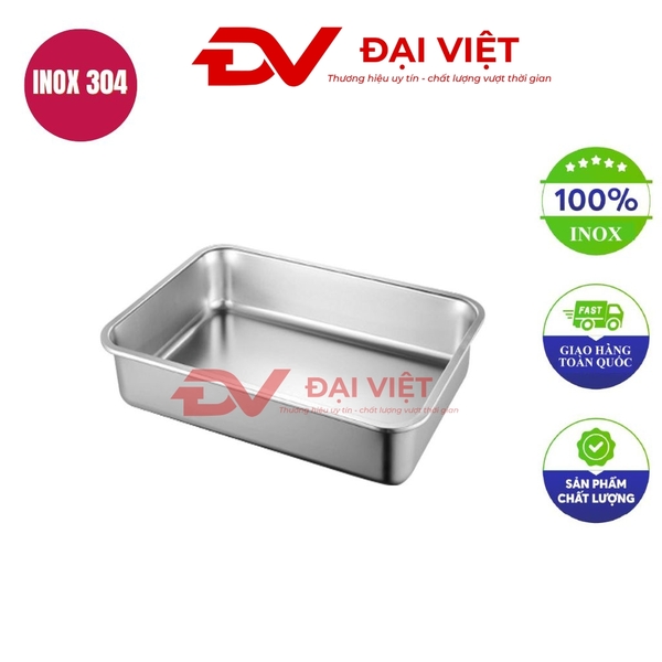 8cm square stainless steel tray