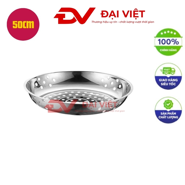 Shallow stainless steel colanders