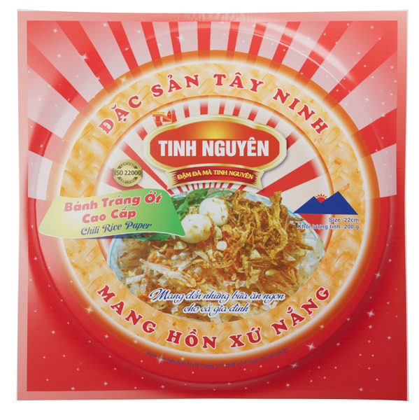 Chili rice paper