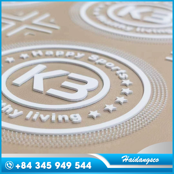 Custom embossed sticker