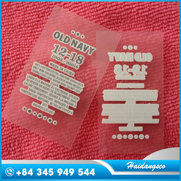 Heat transfer label