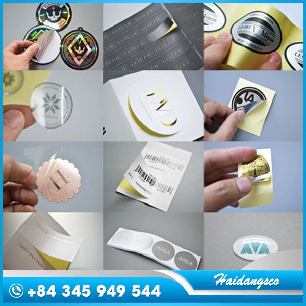 Packaging sticker
