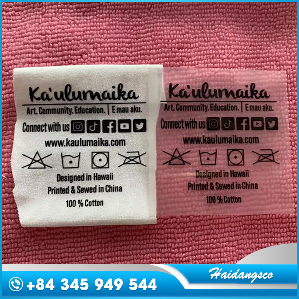 Printed label