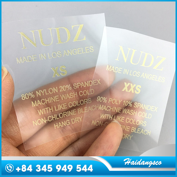 Printed label