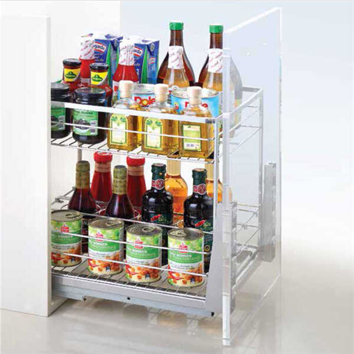 Eurogold EP20B matte stainless steel spice rack