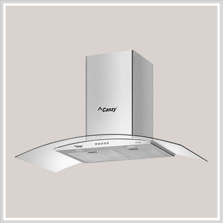 Canzy CZ 3870Q curved glass range hood