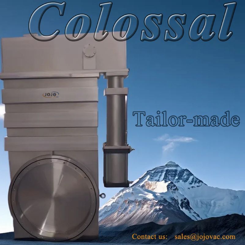 Customerized colossal high vacuum gate valve