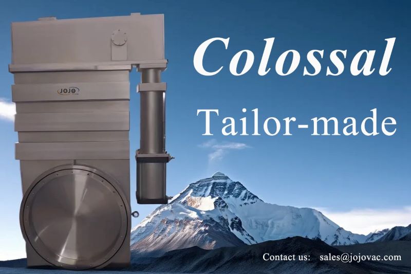 Customerized colossal high vacuum gate valve