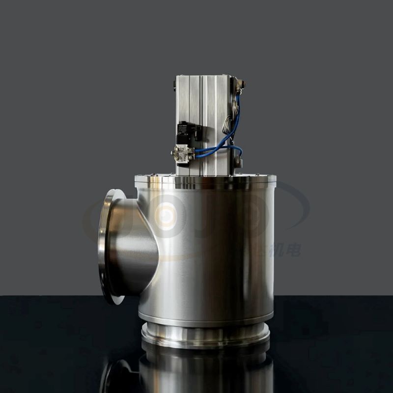 High vacuum angle(block) valve pneumatic large
