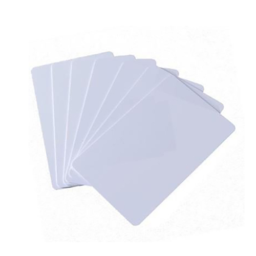 Blank bank card