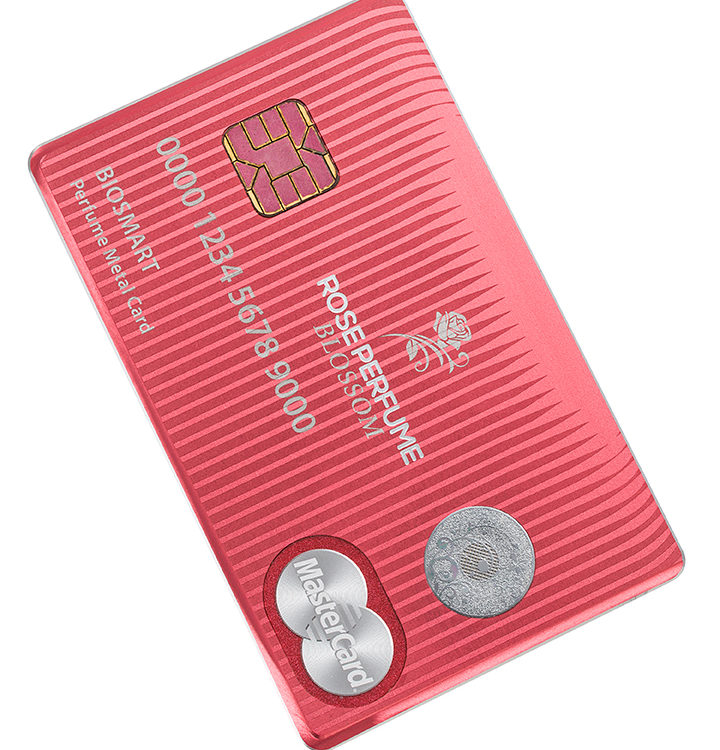 Perfume-scented card