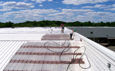 Thermal insulation coating application