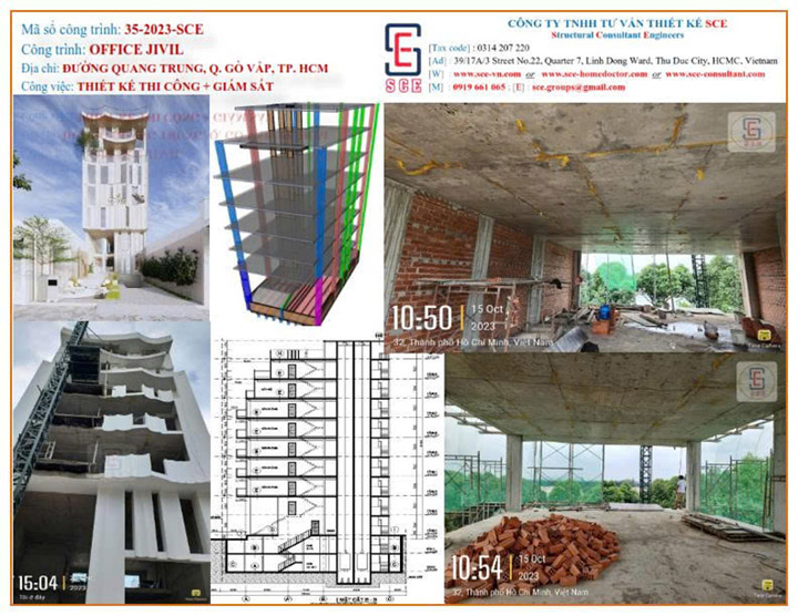 Design, construction & supervision of JVIL office building