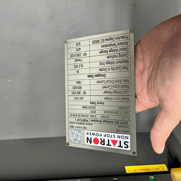 Stainless steel labels