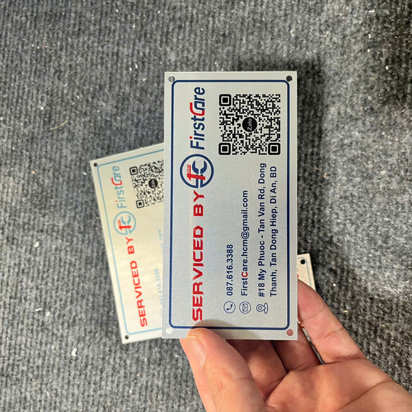 Aluminum labels