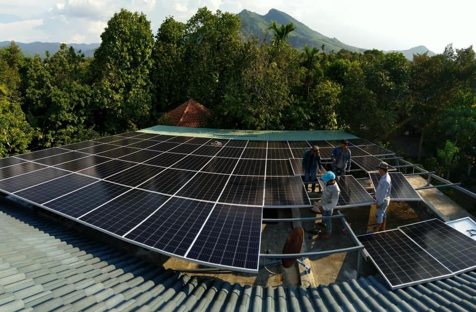 30 kWp solar power system in Dai Binh Village, Nong Son District, Quang Nam Province