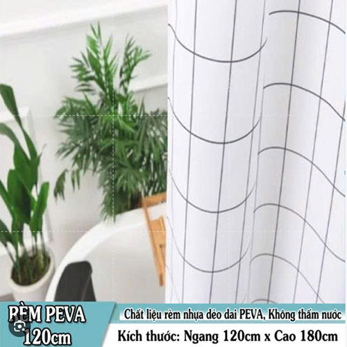 Ready-made shower curtains