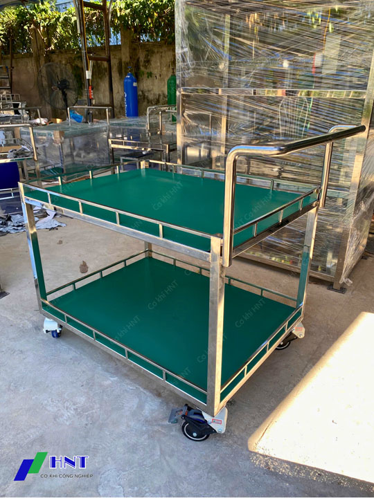 2-Tier anti-static trolley