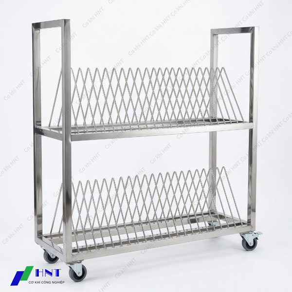 2-Tier mesh trolley