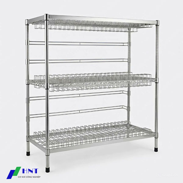 3-Tier mesh trolley