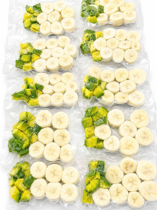 Frozen banana
