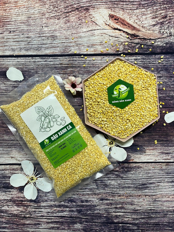 Peeled mung beans