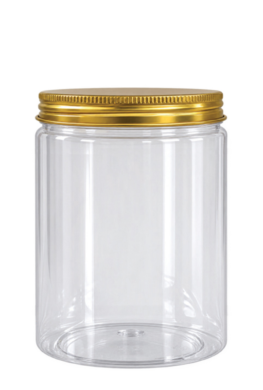 Round PET jars P84 T84145 900ml H145mm