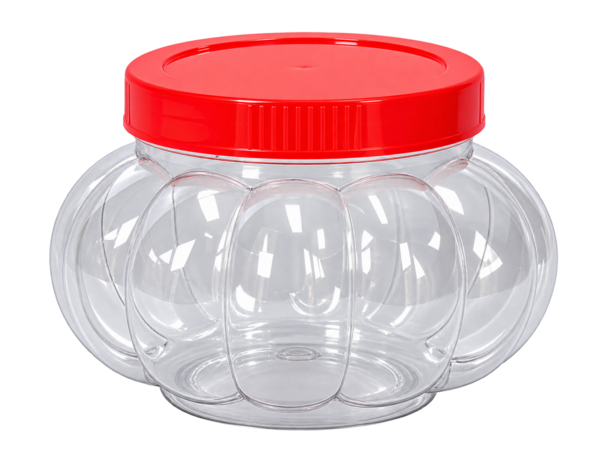 Pumpkin shaped PET jars