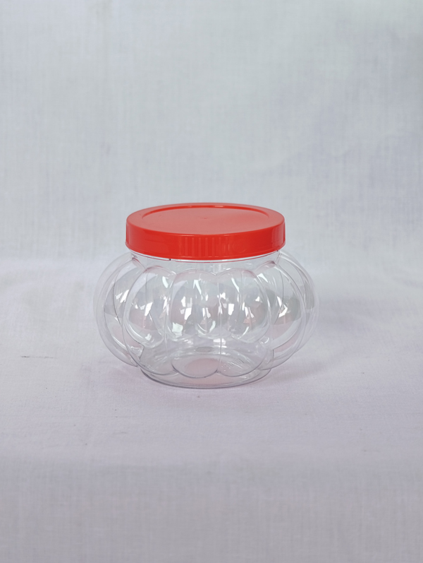 Pumpkin shaped PET jars