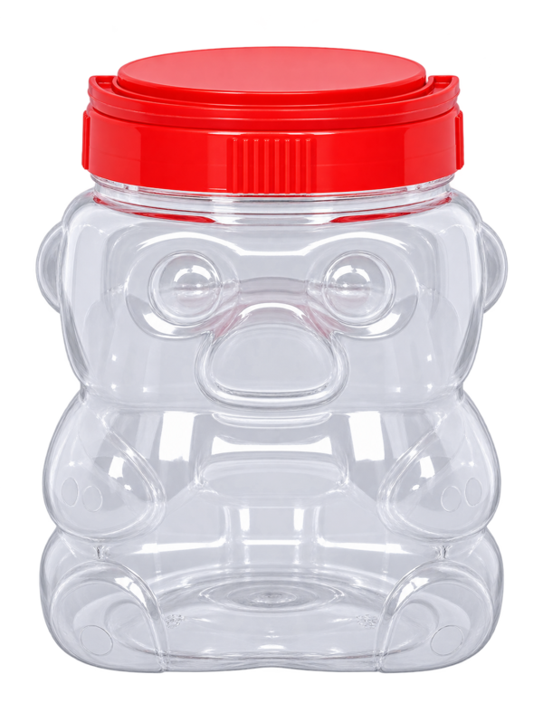 Bear shaped PET jars
