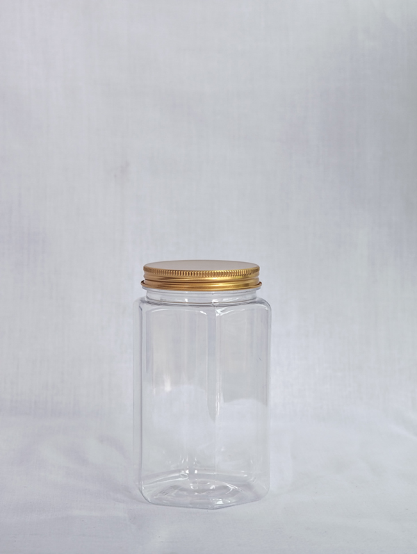 Shaped PET jars 450mml