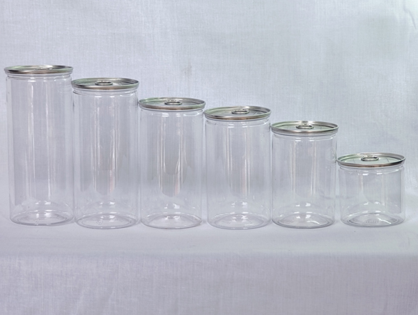 Round PET jars