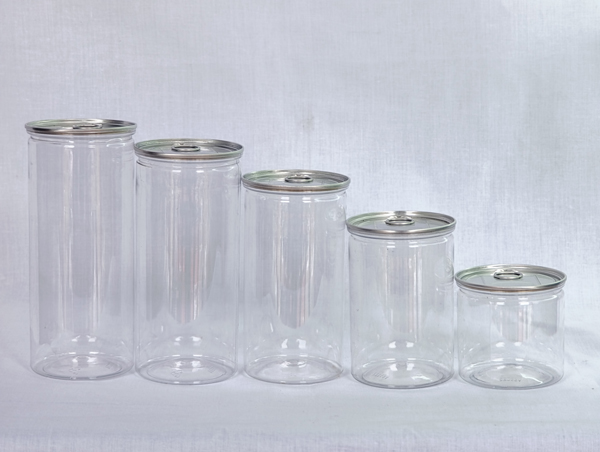 Round PET jars