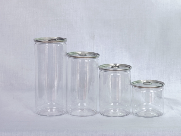 Round PET jars