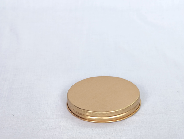 Yellow aluminum screw cap