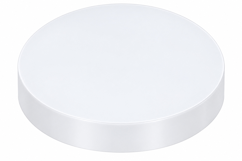 White push plastic cap