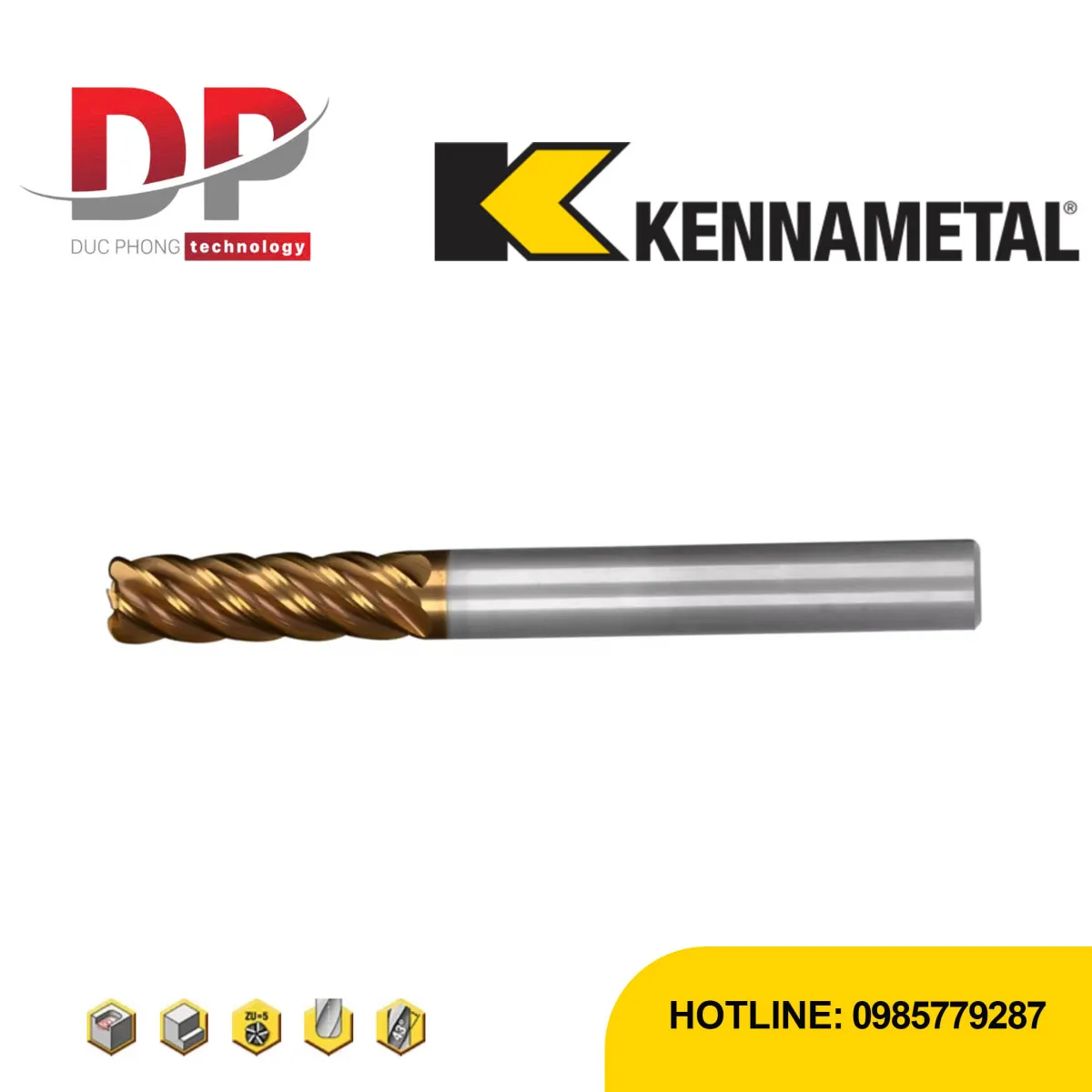 Kennametal HARVI II End Mill