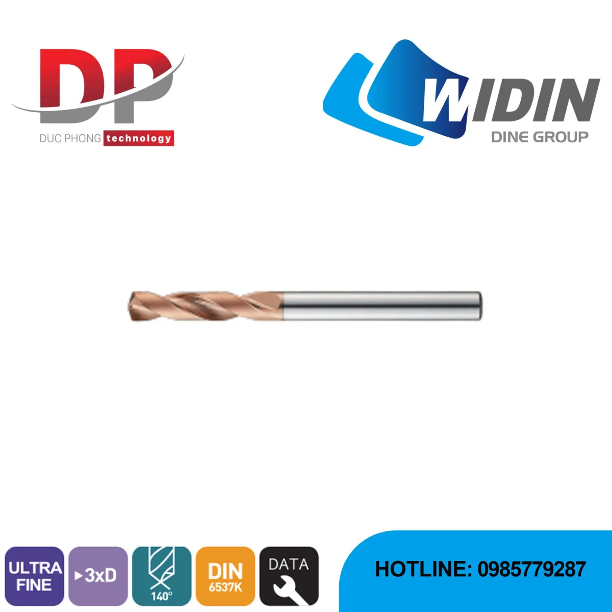 WIDIN PF503 Series Carbide Drill