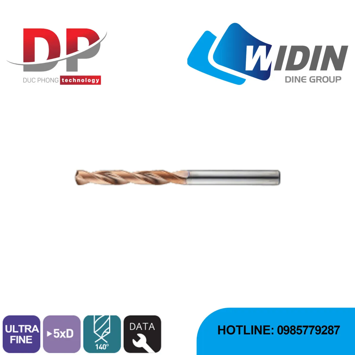 WIDIN PF505 Series Carbide Drill