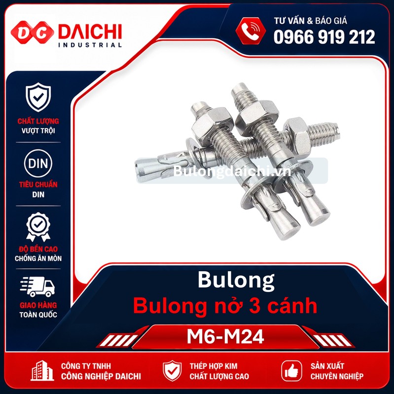 3-wing expansion bolt
