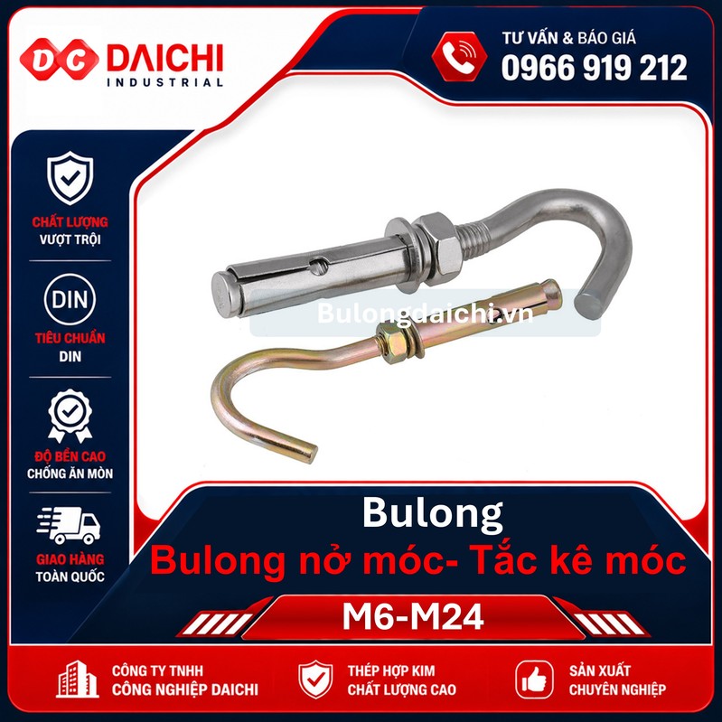 Hook expansion bolt