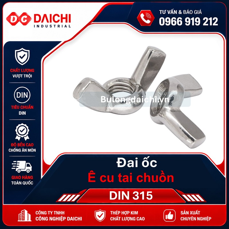 DIN 315 Wing Nut