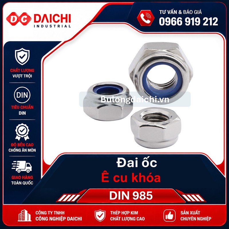 Stainless Steel DIN 985 Lock Nut