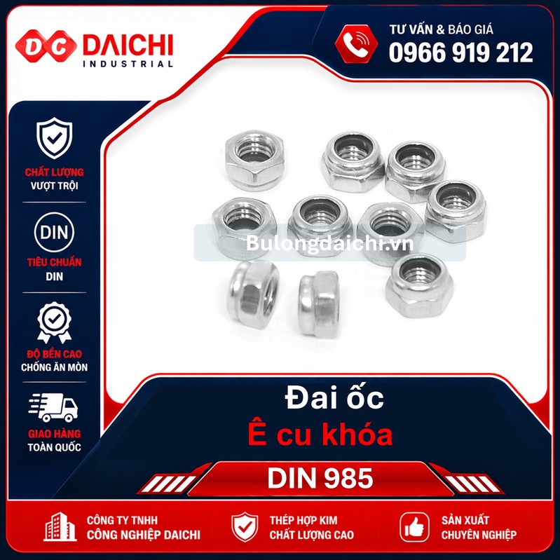 Stainless Steel DIN 985 Lock Nut