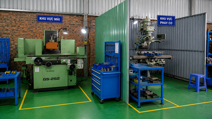 Grinding & Conventional milling area