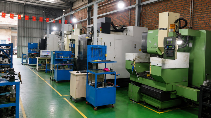 CNC milling area