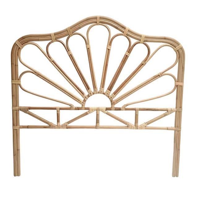 Rattan bed headboard