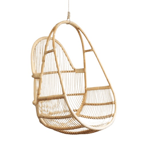 Rattan hanging swing chair